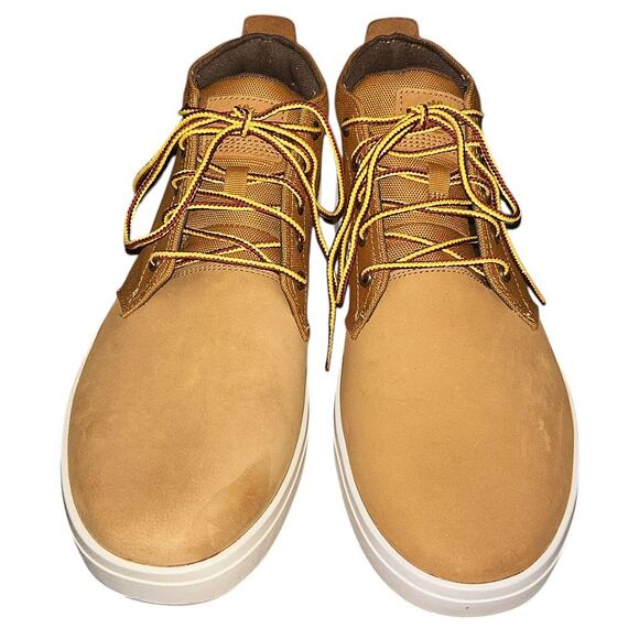 Timberland Davis Square Chukka Leather & Fabric Sneaker Boots 10 - Picture 3 of 10